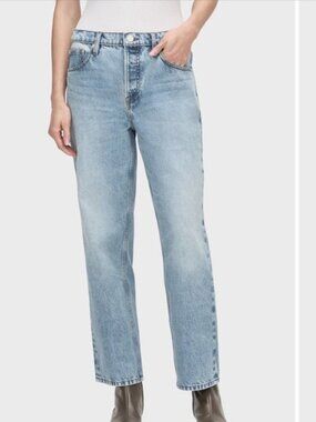 FRAME Women’s Le Slouch Crop Light Wash Size 27
